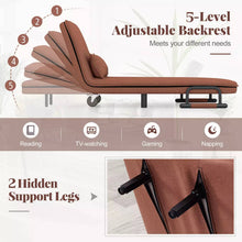 Load image into Gallery viewer, Single Convertible Sofa Bed