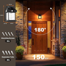 Load image into Gallery viewer, Outdoor Wall Lights With Sensor