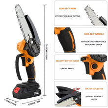 Load image into Gallery viewer, Cordless Mini Electric Chainsaw