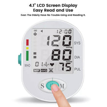 Load image into Gallery viewer, Upper Arm Blood Pressure Monitor