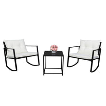 Load image into Gallery viewer, Outdoor Wicker Rocking Chair Set Of 3
