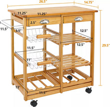 Load image into Gallery viewer, Island Carts For Kitchen