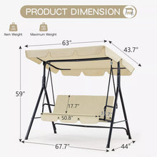 Load image into Gallery viewer, Porch Swing With Stand