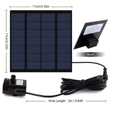 Load image into Gallery viewer, Solar Powered Water Fountain Pump