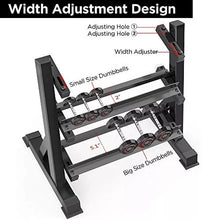 Load image into Gallery viewer, 3-Tier Dumbbells Rack Stand
