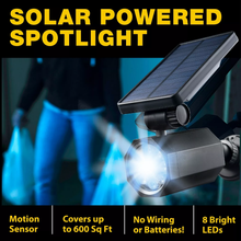 Load image into Gallery viewer, Solar Outdoor Motion Sensor Light Spotlight