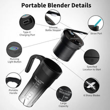 Load image into Gallery viewer, Portable Blender For Shakes And Smoothies