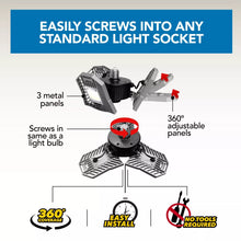 Load image into Gallery viewer, 2000 Lumens Multi-Directional Led 3 Panel Ceiling Light