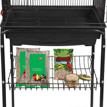 Load image into Gallery viewer, Rolling Bird Parrot Stand Cage