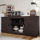 Farmhouse Coffee Bar Cabinet With Storage