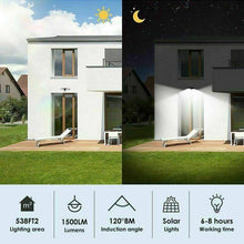 Load image into Gallery viewer, Solar Powered Outdoor Lights With Motion Sensor