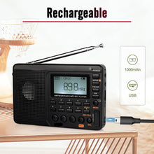 Load image into Gallery viewer, Digital Speaker Portable FM/AM SW Radio