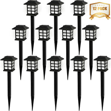 Load image into Gallery viewer, 12-Pack Solar Pathway Lights Outdoor