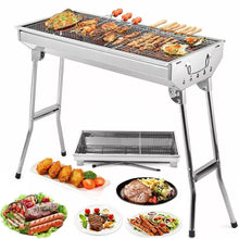 Load image into Gallery viewer, Portable Charcoal Grill With Folding Legs