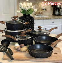 Load image into Gallery viewer, 12 Pieces Pots And Pans Set