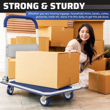 Load image into Gallery viewer, Folding Hand Truck Dolly Cart With Wheels