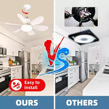 Load image into Gallery viewer, Socket Ceiling Fan With Light