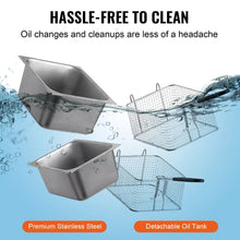 Load image into Gallery viewer, 25Qt Commercial Electric Deep Fryer