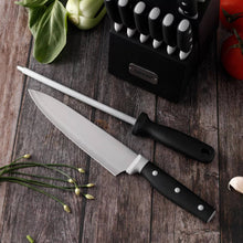 Load image into Gallery viewer, Knife Block with Knives and Sharpener