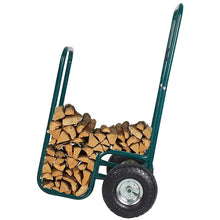 Load image into Gallery viewer, Rolling Wheeled Firewood Log Carrier Hand Cart Dolly