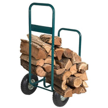 Load image into Gallery viewer, Rolling Wheeled Firewood Log Carrier Hand Cart Dolly
