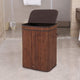 72L Folding Bamboo Laundry Hamper with Lid and Removable Liner