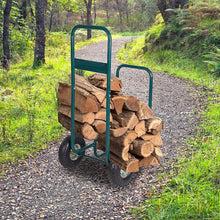 Load image into Gallery viewer, Rolling Wheeled Firewood Log Carrier Hand Cart Dolly