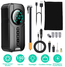 Load image into Gallery viewer, Car Portable Air Compressor Pump