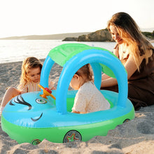 Load image into Gallery viewer, Inflatable Baby Summer Water Beach Pool Float With Canopy