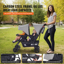 Load image into Gallery viewer, Foldable Double Stroller