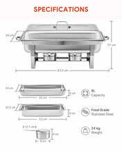 Load image into Gallery viewer, 6 Set Buffet Food Warmer