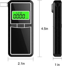 Load image into Gallery viewer, Breathalyzer Professional Portable Alcohol Tester Professional Grade Accuracy