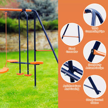 Load image into Gallery viewer, Outdoor Metal Swing Set Playground