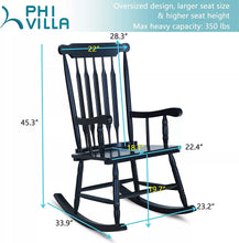 Load image into Gallery viewer, Wood Rocking Chair