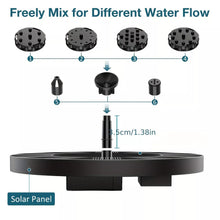 Load image into Gallery viewer, Solar Powered Water Fountain Pump
