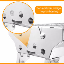 Load image into Gallery viewer, Portable Charcoal Grill With Folding Legs
