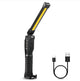 Rechargeable Magnetic Flashlight For Mechanics And Workplace