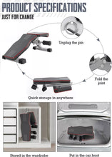Load image into Gallery viewer, Adjustable Weight Bench Incline Decline