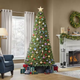 7.5 ft. Pre-Lit LED Brookside Pine Artificial Christmas Tree
