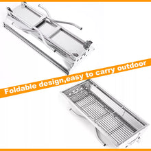 Load image into Gallery viewer, Portable Charcoal Grill With Folding Legs