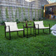 Outdoor Wicker Rocking Chair Set Of 3