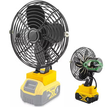 Load image into Gallery viewer, Portable Cordless Jobsite Fan for Dewalt 20V Li-ion Battery