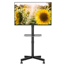 Load image into Gallery viewer, Rolling TV Stand