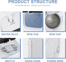 Load image into Gallery viewer, Mini Twin Tub Washing Machine