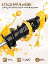 Load image into Gallery viewer, Cold Press Juicer Slow Masticating Juicer Machine