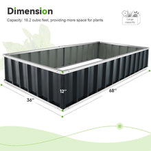Load image into Gallery viewer, Outdoor Flower Vegetable Raised Garden Bed