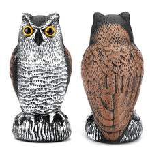 Load image into Gallery viewer, 2 Pack Owl Decoy Bird Repeller With Rotating Head
