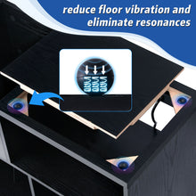 Load image into Gallery viewer, Vinyl Record Player Stand With Storage