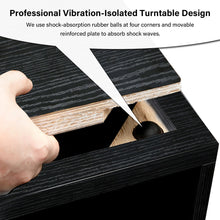 Load image into Gallery viewer, Vinyl Record Player Stand With Storage