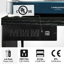 Load image into Gallery viewer, Vinyl Record Player Stand With Storage